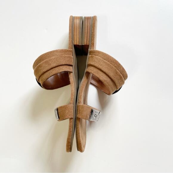 Coconuts by Matisse Tan Faux Suede Western Sandal - Picture 4 of 8
